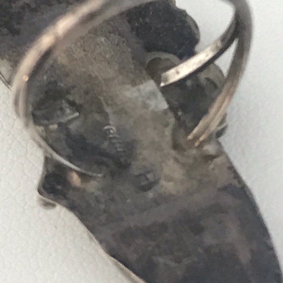 Vintage Sterling Silver Ring Native American 4X - Picture 3 of 4